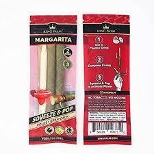 King Palm - Mini Leaf Rolls - 2 Rolls - Margarita