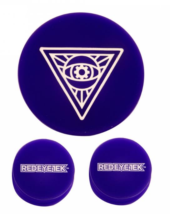 Red Eye Tek - Silicone Water Pipe Cleaning Caps - Purple
