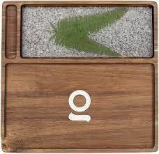Ongrok Wood Rolling Tray-Leaf Finish