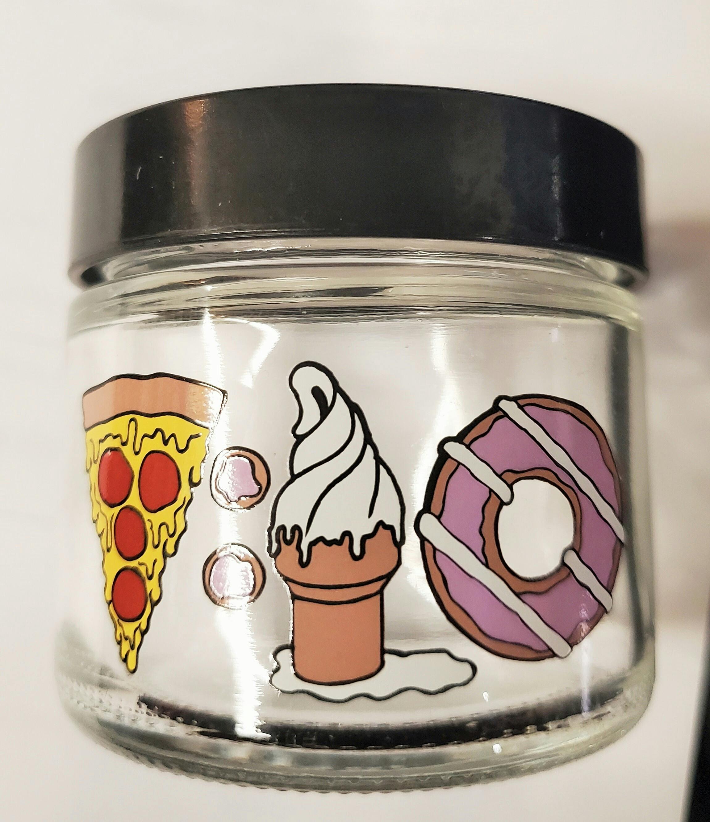 CLEAR SCREW-TOP JAR - 4:20 Food - X-Sm