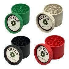 Shylo Bio Plastic 4 pc Grinder (Assorted Colours)