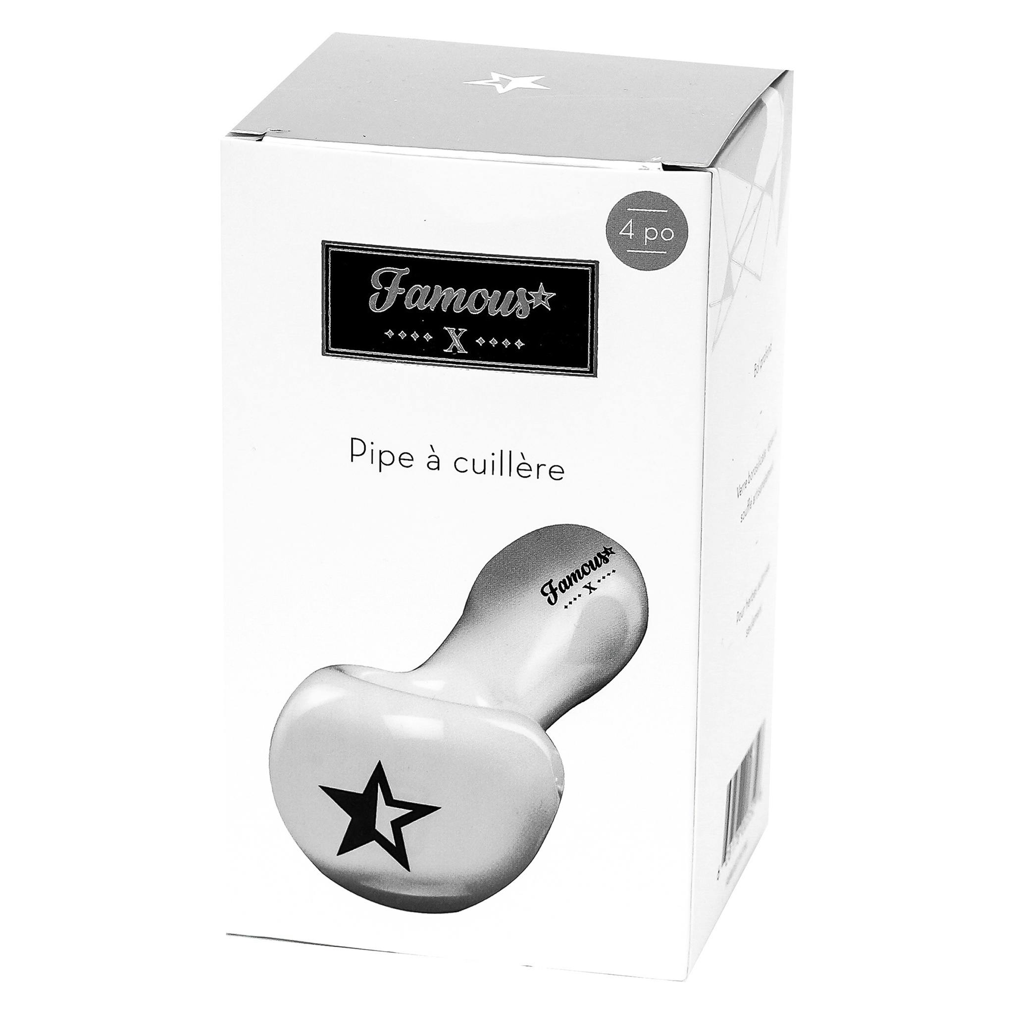 Famous X - Spoon Pipe - White