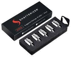 Shatterizer - QDC Quartz Dual Coils - 5 Pack