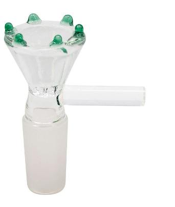Lake Green Honey Comb Glass Bowl with Dots (14mm)
