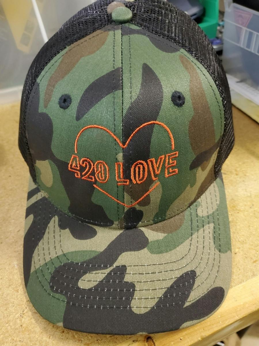 420 Love Camo Cap