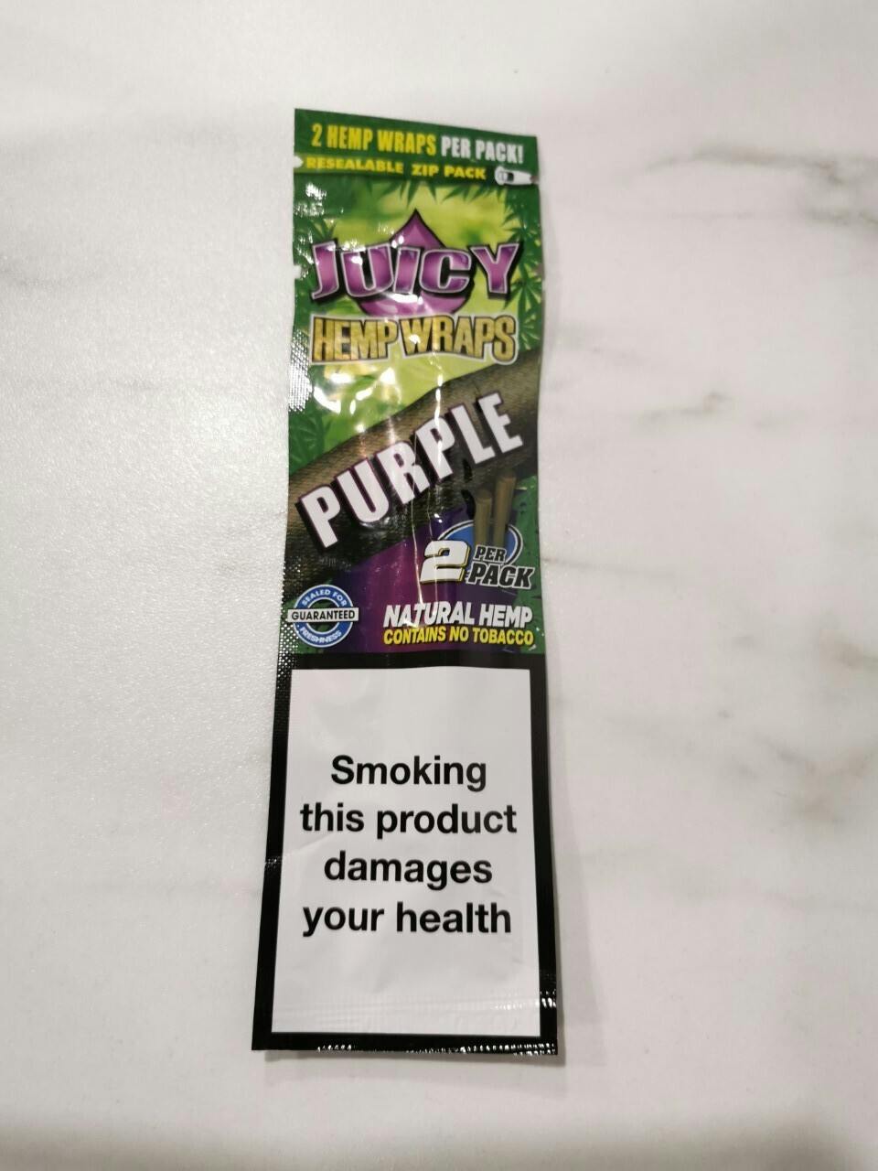 JUICY Hemp Wraps (2 pack) - Purple