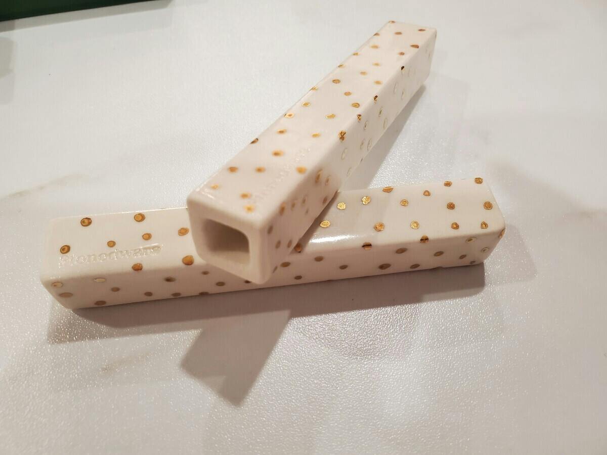 PursePipe 22k Gold Mini Polka-Dots