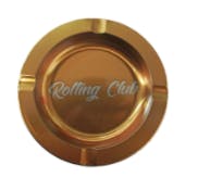 Rolling Club - Metal Ashtray - Gold (Sm)