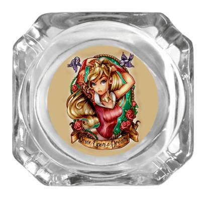 Glass Ashtray - Disney