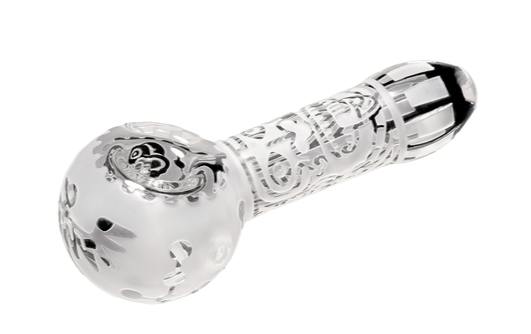 Milkyway - Mayan Face Spoon Handpipe 4.5"
