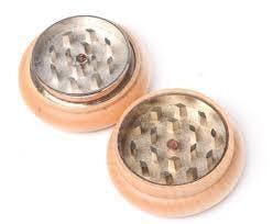 - Wooden Grinder - 5cm x 5cm Cream