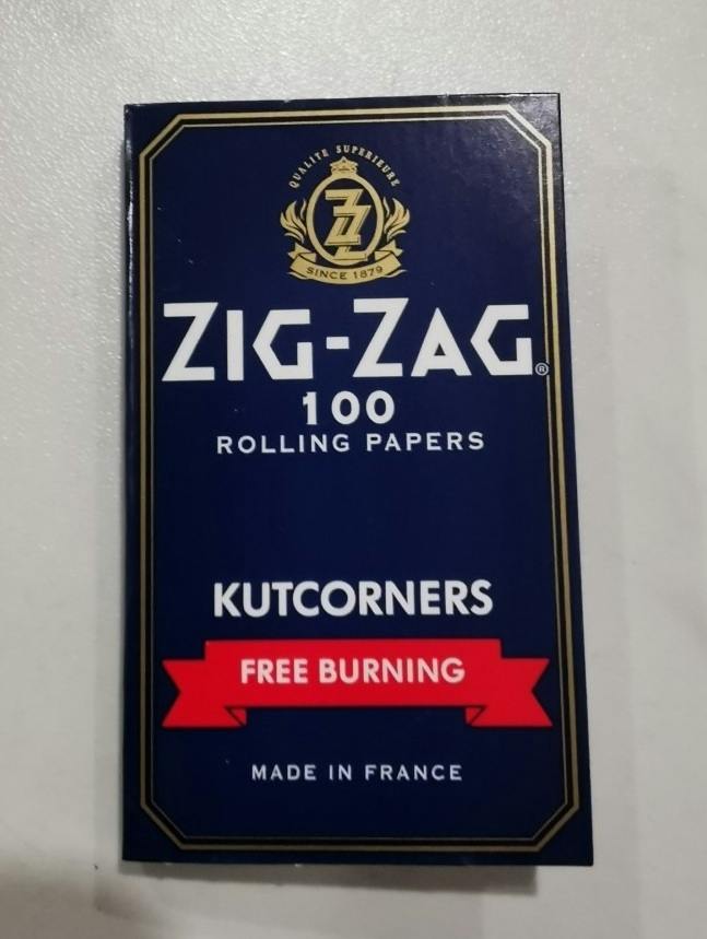 Zig Zag - Kutcorners Free-Burning Rolling Papers - Dark Blue