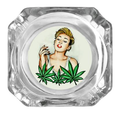 Glass Ashtray - Miley