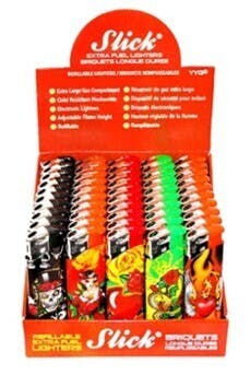 Slick Piezo Lighter - Tattoo