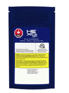 Hexo FLVR - Wild Strawberry Disposable Pen - .25g (Hybrid)