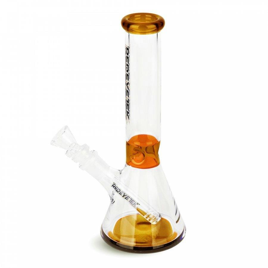 Red Eye Tek - 10" Accent Beaker Tube - (Yellow)