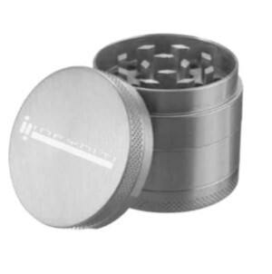Infyniti Zinc Herb Grinders (4pcs) 56x40mm - WHT NICKEL