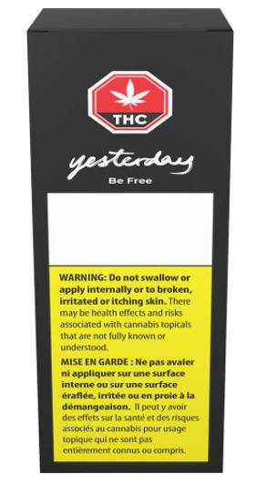 Yesterday - Be Free Hemp CBD Body Oil (57ml)