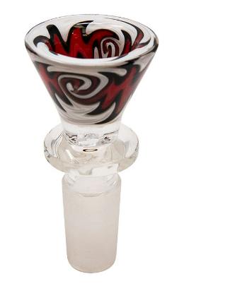 Maple Craft Conical Reverse Art Glass Bowl (14mm) Assorted