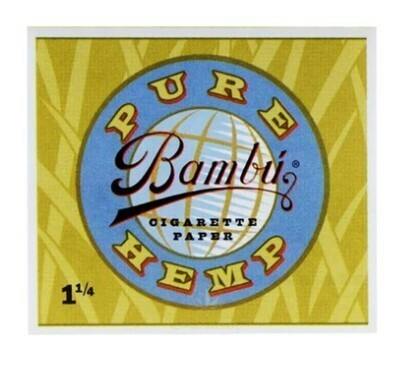 Bambu Rolling Papers - Pure Hemp 1-1/4"
