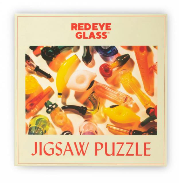 Red Eye - Fun Stuff - Red Eye Glass Jigsaw Puzzle