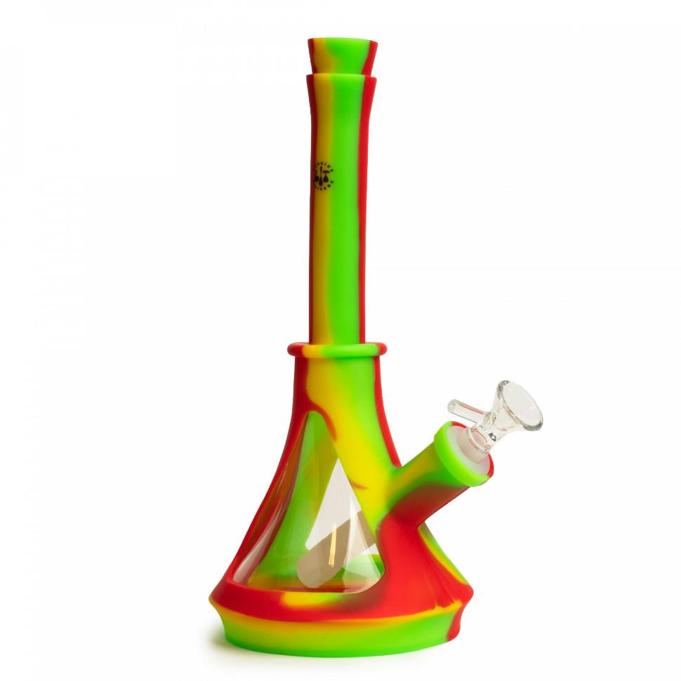 West Coast Gifts 10" Glass Chamber Beaker Tube - assorted