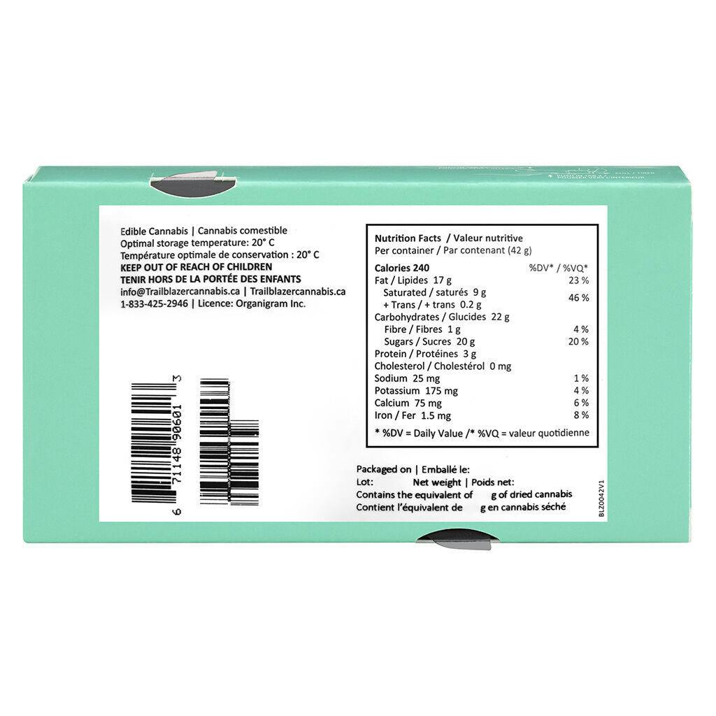 Trailblazer Snax - Chocolate Snax Mint Bar - 1x42g Hybrid
