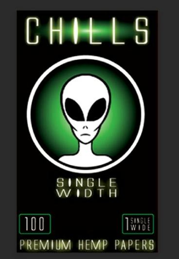 CHILLS - Rolling Paper - Single Wide - Hemp