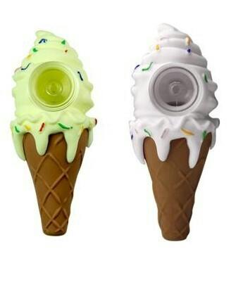 LIT Silicone Ice Cream Pipe - GREEN