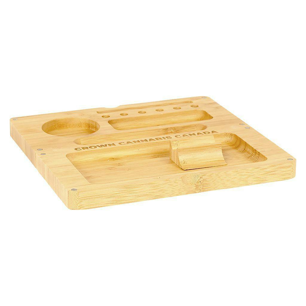 Crown Cannabis Canada - Bamboo Rolling Tray - M Bamboo