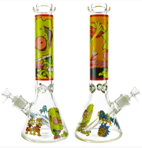 Glass Bongs 14" - Cartoons
