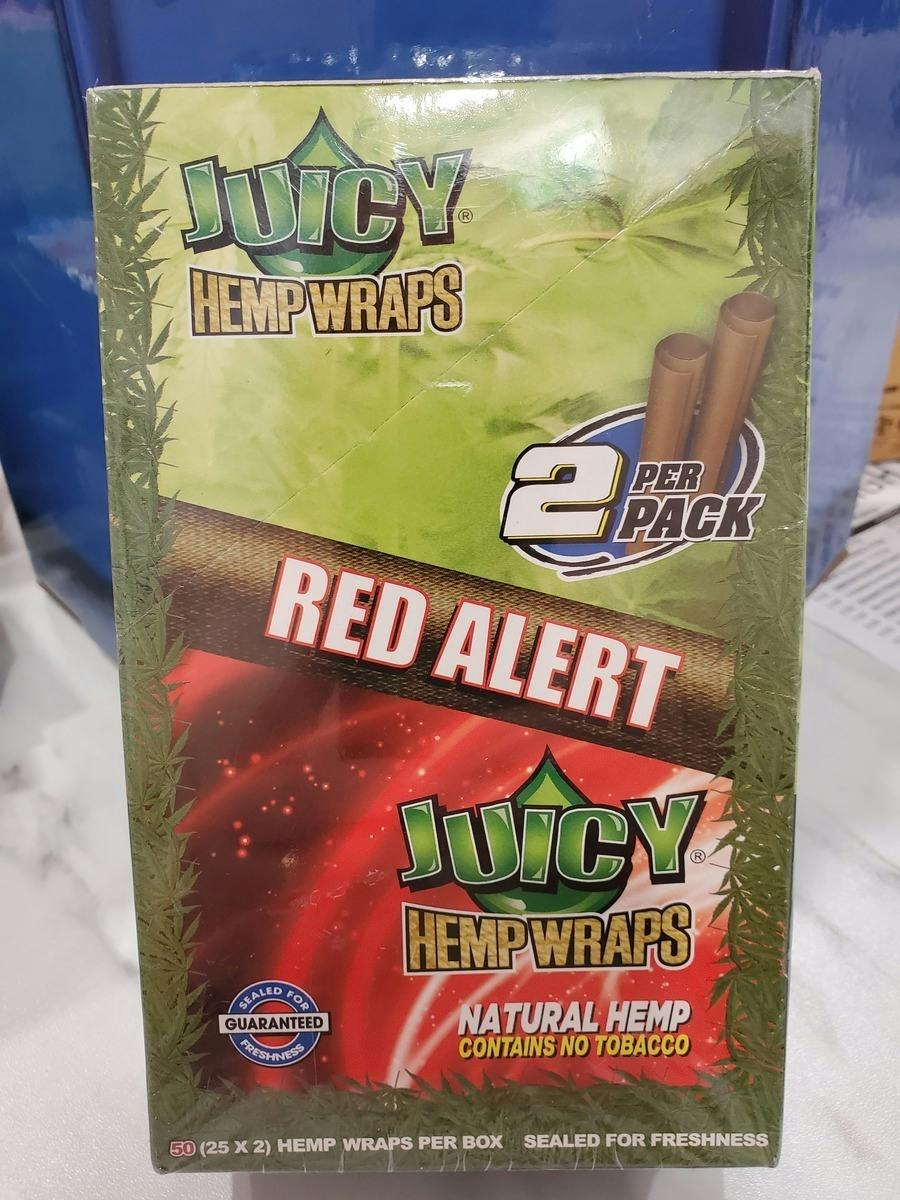 JUICY - Hemp Wraps - Red Alert - (2 pack)
