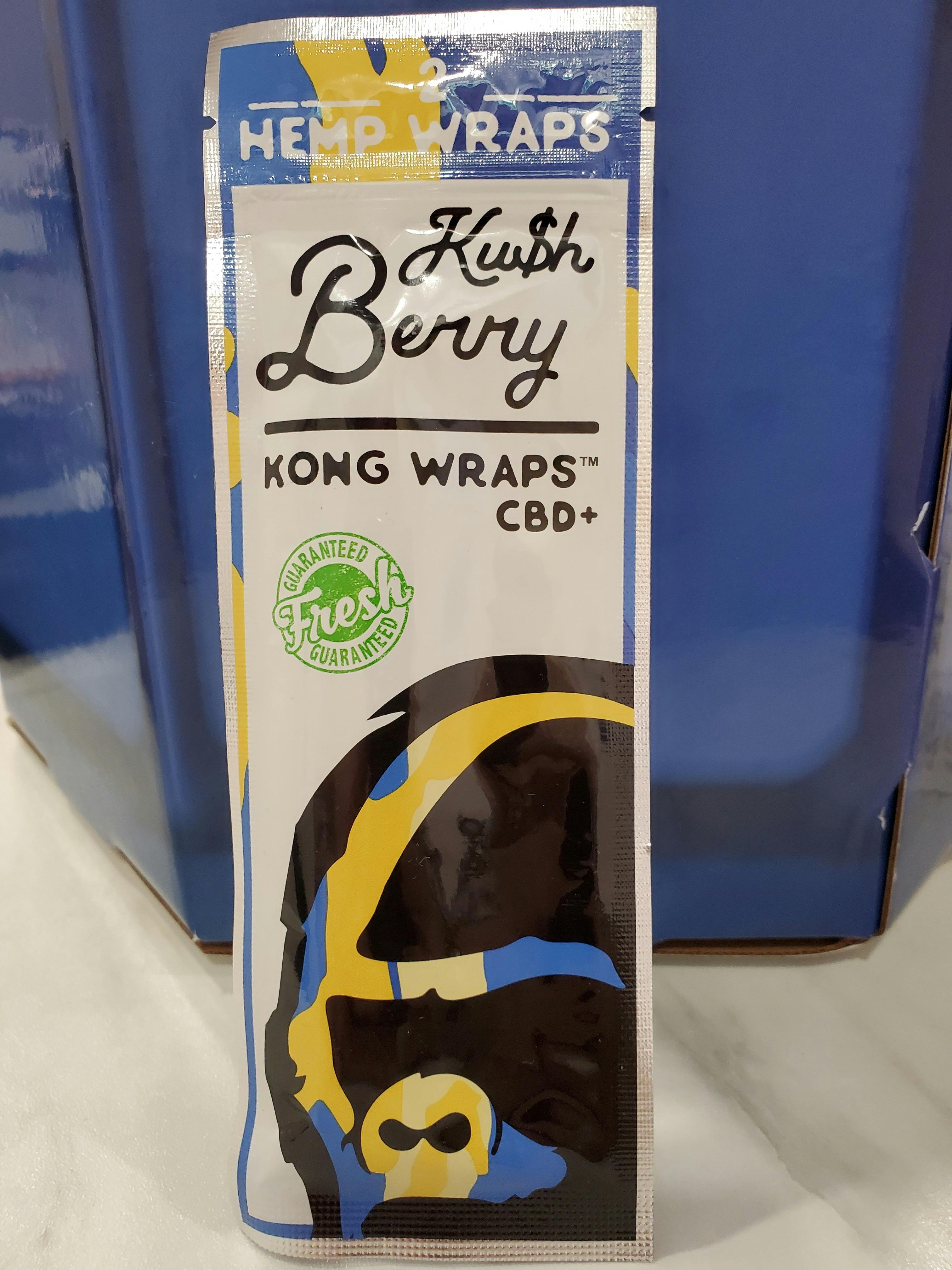 Kong Wraps - CBD+2 - Hemp Wraps - Kush Berry