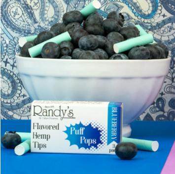 Randy's Puff Pops - Flavour Hemp (3 tips per pack) - Blueberry
