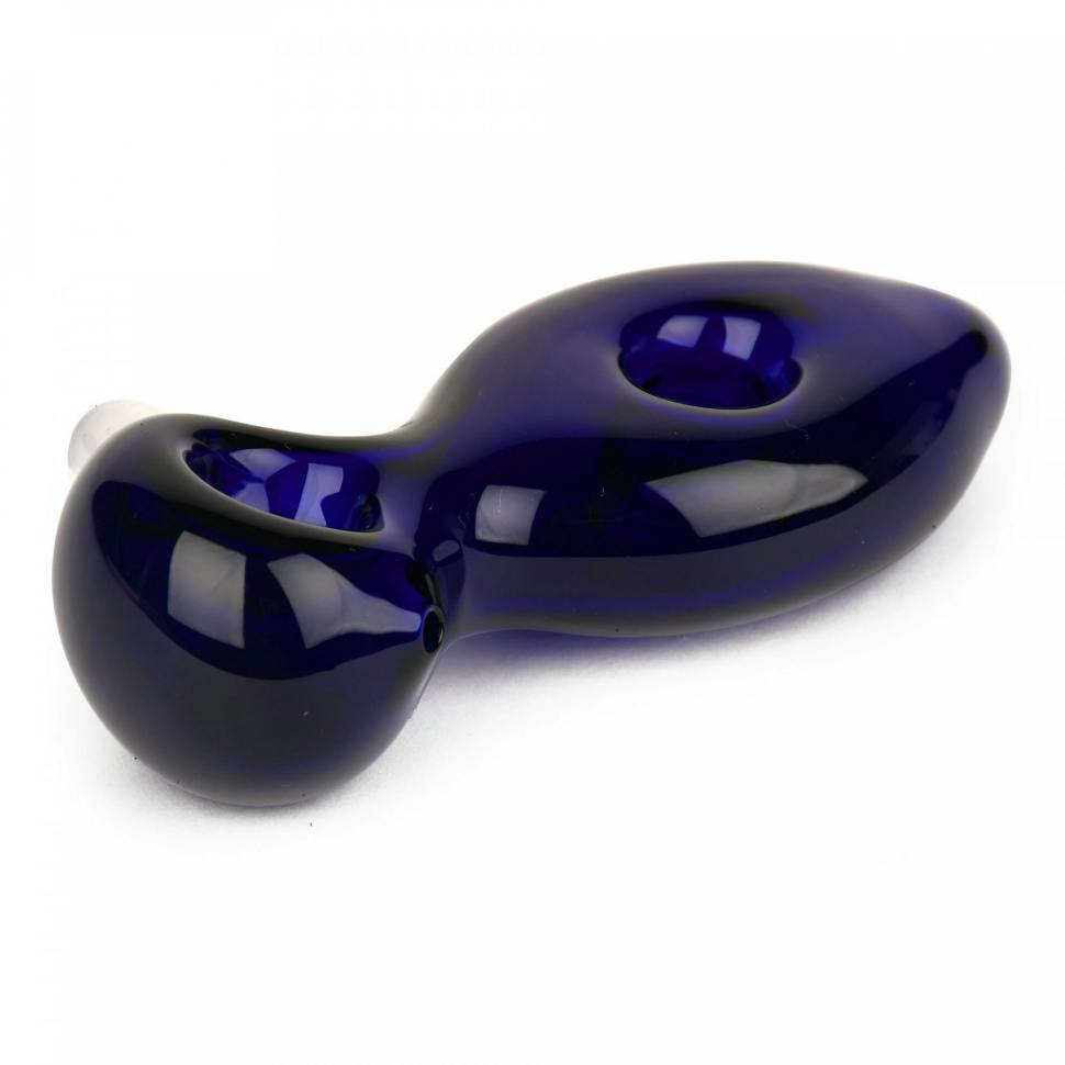 Red Eye Glass - 4.25" Cirque Hand Pipe - Blue