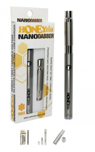 Honey Stick - NANO Dabber 510 Twist Battery w/ Wax Cartridge/Tank