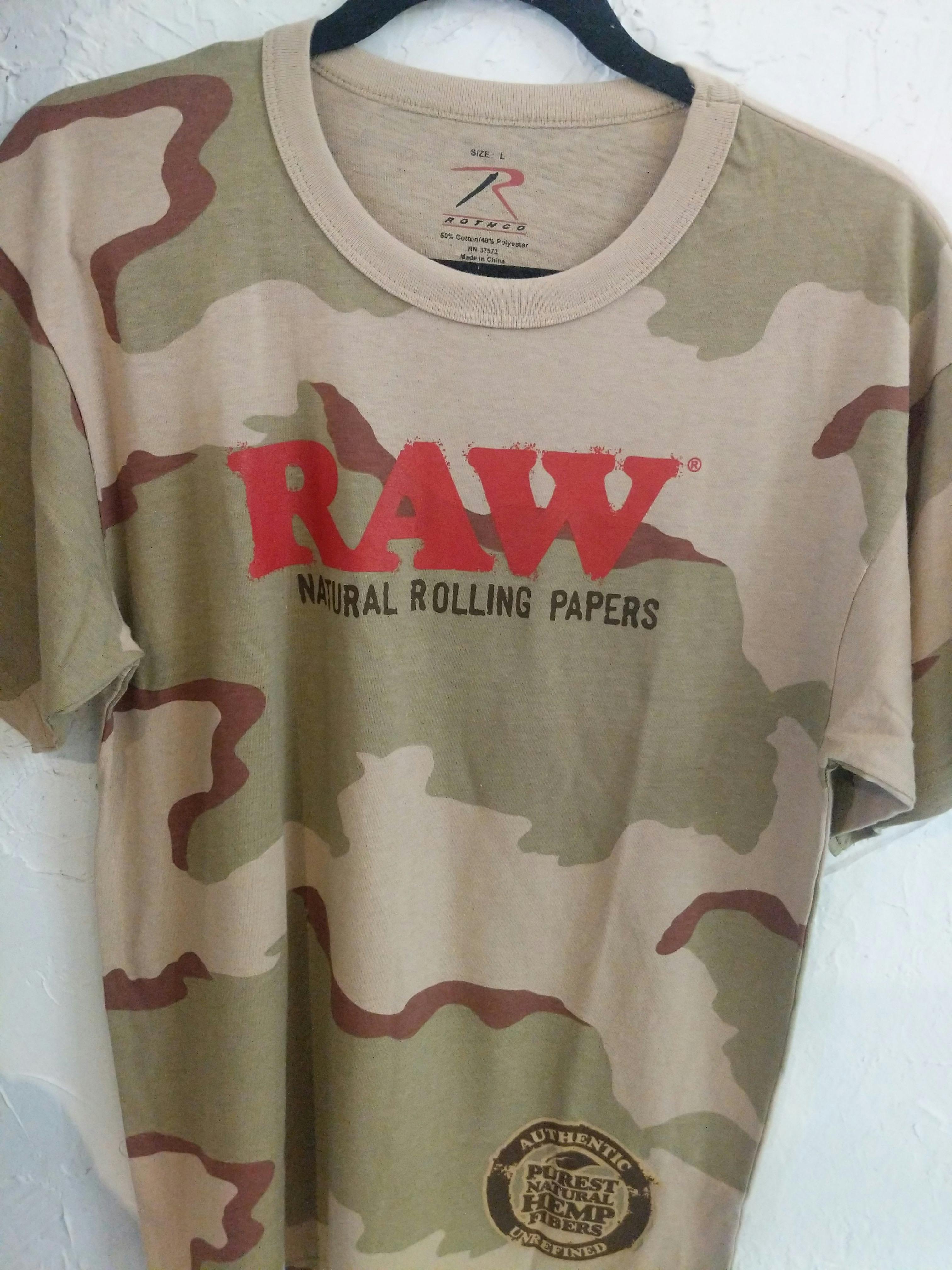 RAW T-Shirt - Camo Lrg.
