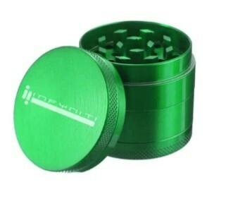 Infyniti Zinc Herb Grinders (4pcs) 56x40mm - GREEN