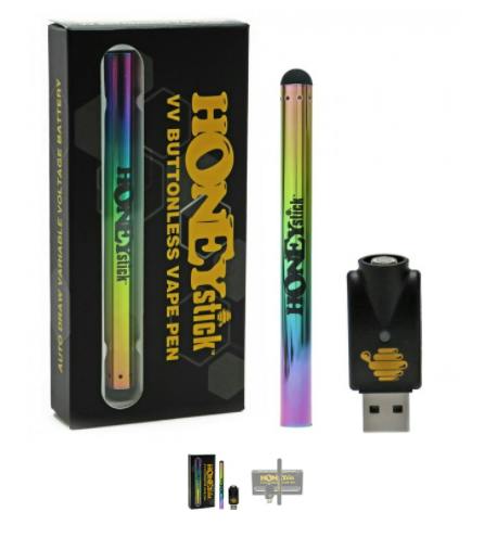 Honey Stick Buttonless VV 510 Thread Battery - Assorted