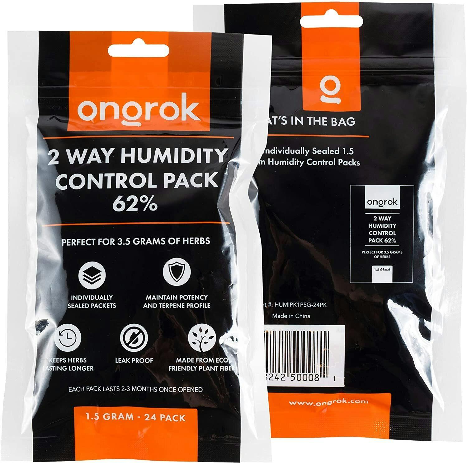 Ongrok - 2 Way Humidity Control Pack 62% - 12 pack