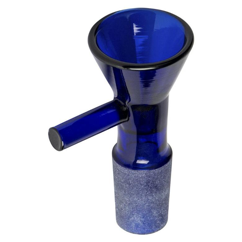 Red Eye Glass - 14mm Cone Pull - Blue