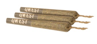 Qwest - Sour Tangie Diamond Infused Pre-Rolls - 3x0.5g (Hybrid)