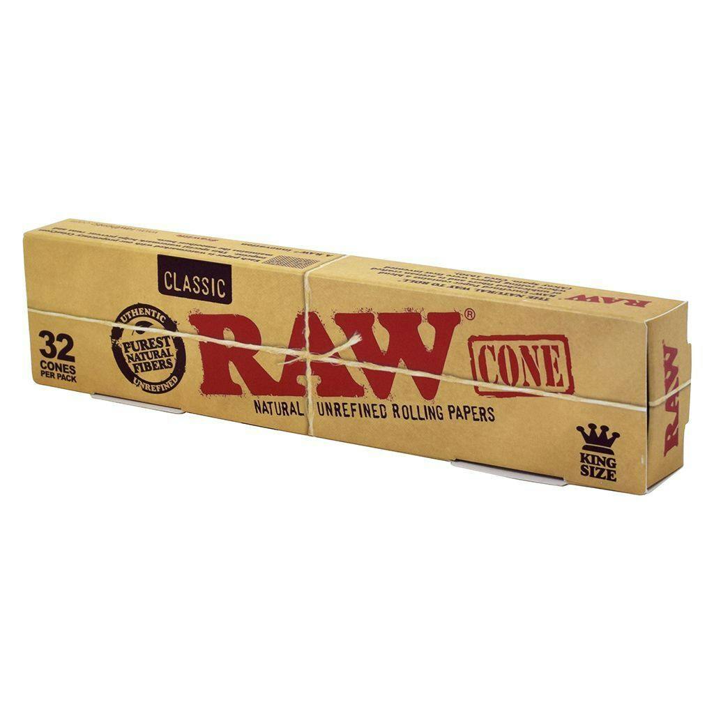 RAW - Classic Pre-Rolled Cones King Size - 32 Pack