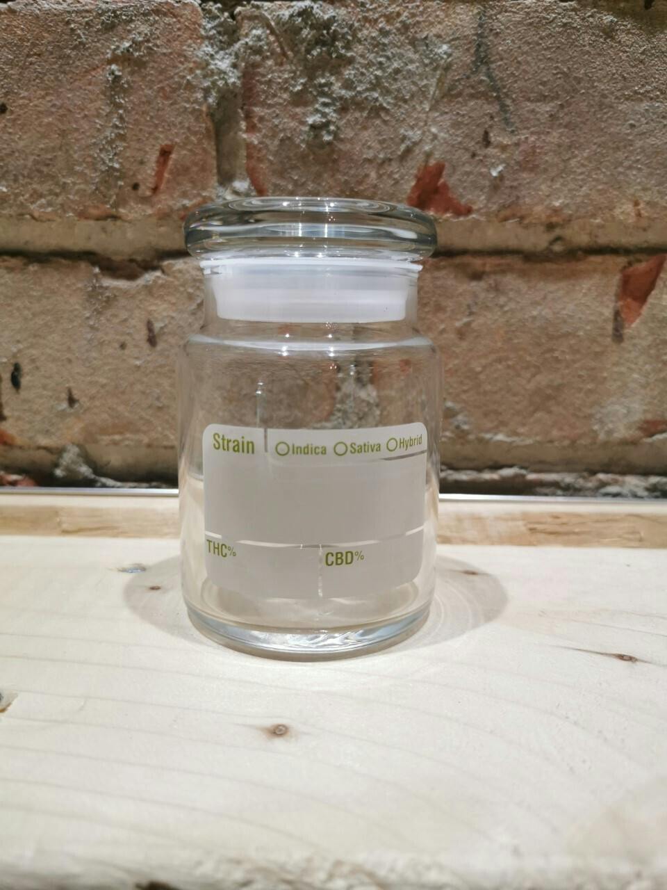 420 Science - Modern Write & Erase Pop Top Jar - S Clear
