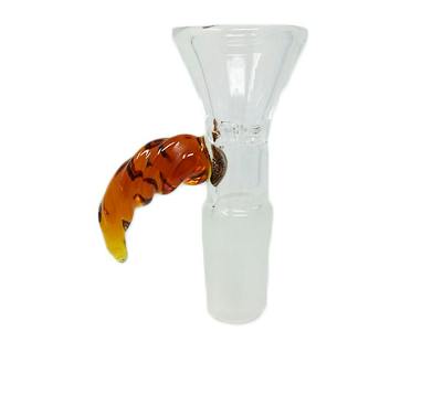 Maple Glass Bowl with Twist Handle (14mm) Assorted