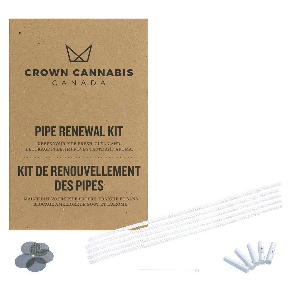Crown Cannabis Canada - Pipe Renewal Kit - White