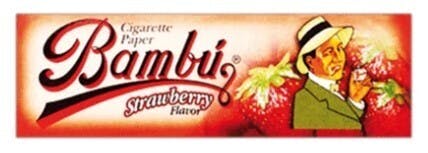 Bambu Rolling Papers - Strawberry 1-1/4"