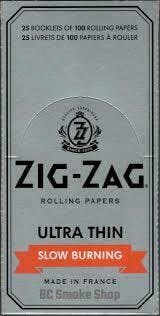 Zig Zag - 100 - Kutcorners Slow-Burning Rolling Papers Ultra Thin