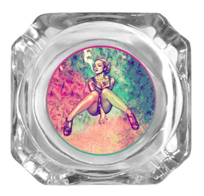 Glass Ashtray - Girl