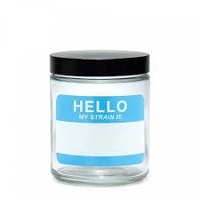 CLEAR SCREW-TOP JAR - Hello Write & Erase - Med